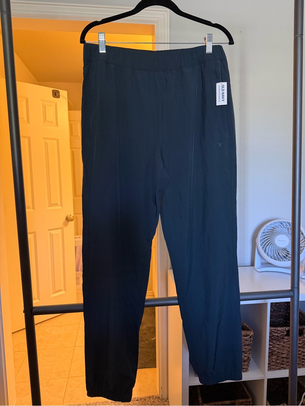 Old Navy Men's Black Jogger-Style Sweatpants